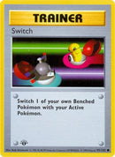 Switch 095/102  - Unlimited Base Set Shadowless - Common