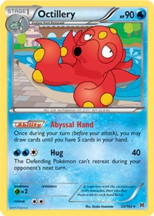 Octillery 033/162  - Holofoil XY  BREAKthrough - Holo Rare