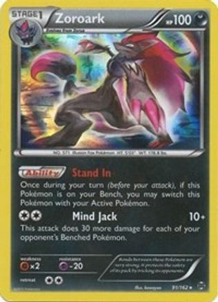 Zoroark 091/162  - Holofoil XY  BREAKthrough - Holo Rare