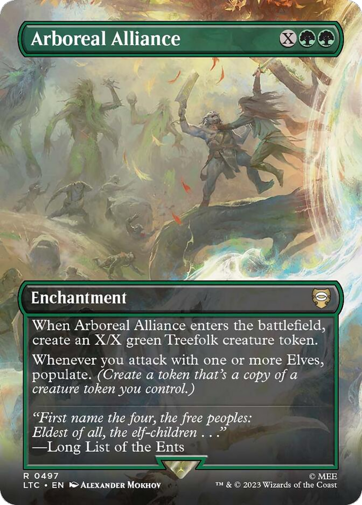 Arboreal Alliance (Borderless) (LTC-497)  - Tales of Middle-earth Commander