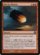 Shivan Meteor (PLC-106)  Foil - Planar Chaos