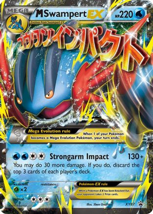 M Swampert EX XY87  - Holofoil XY Promos - Promo