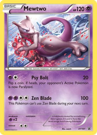 Mewtwo XY101  - Holofoil XY Promos - Promo