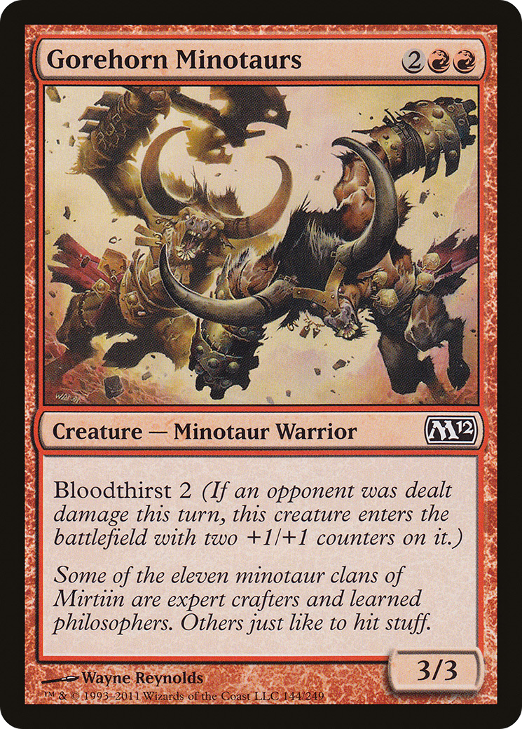 Gorehorn Minotaurs (M12-144)  - Magic 2012