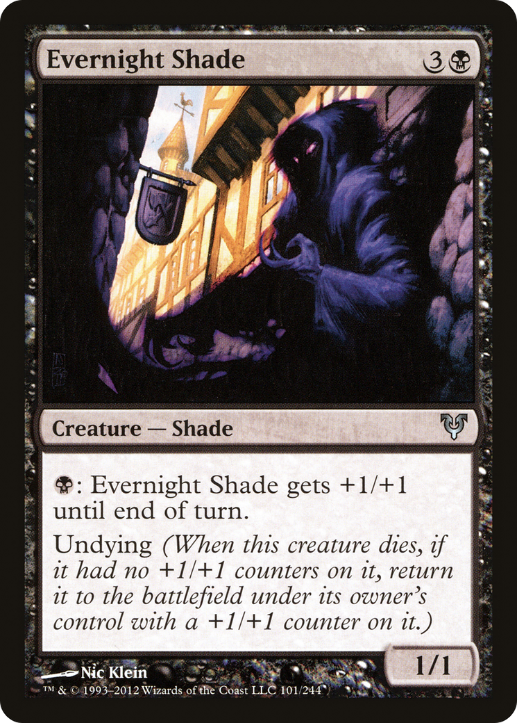 Evernight Shade (AVR-101)  Foil - Avacyn Restored