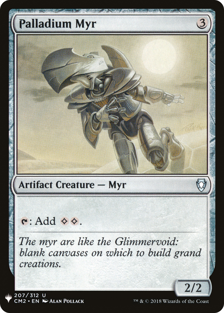 Palladium Myr (LIST-207)  - The List