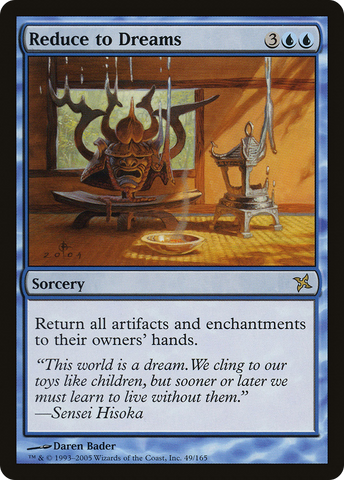 Reduce to Dreams (BOK-049)  Foil - Betrayers of Kamigawa