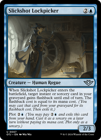 Slickshot Lockpicker (OTJ-067)  Foil - Outlaws of Thunder Junction