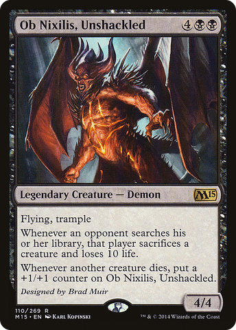 Ob Nixilis, Unshackled (M15-110)  Foil - Magic 2015