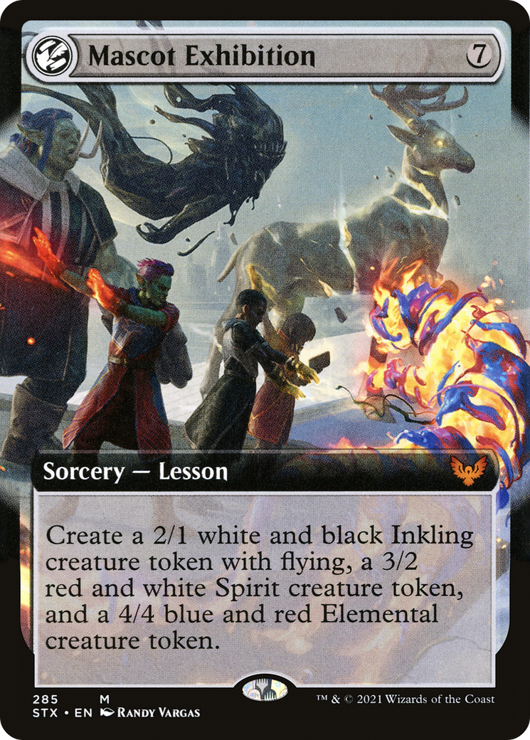 Mascot Exhibition (Extended Art) (STX-285) - Strixhaven: School of Mages: (Extended Art) Foil