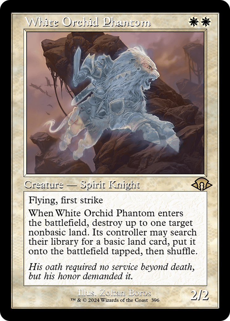 White Orchid Phantom (Retro Frame) (MH3-396)  - Modern Horizons 3