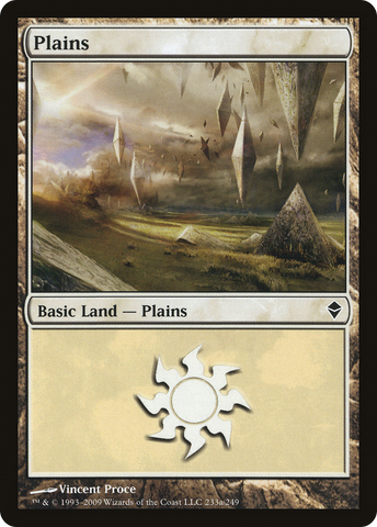 Plains (233a) (ZEN-233A) - Zendikar