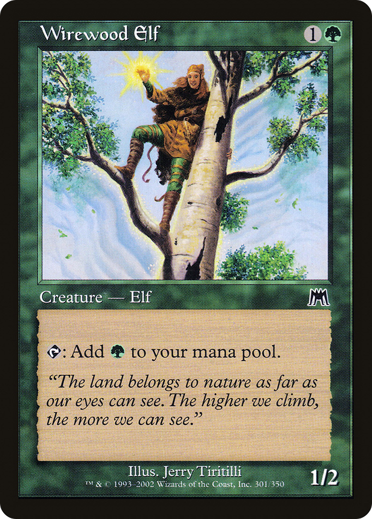 Wirewood Elf (ONS-301)  - Onslaught