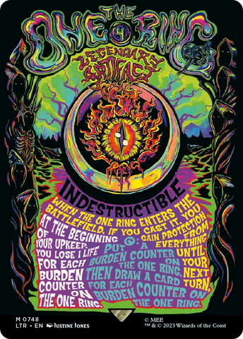 The One Ring (Borderless Poster) (LTR-748) - The Lord of the Rings: Tales of Middle-earth (Borderless) Foil