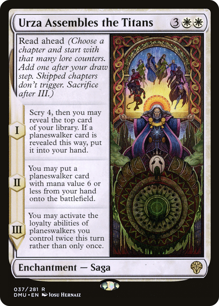 Urza Assembles the Titans (DMU-037)  - Dominaria United