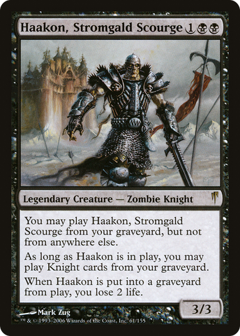 Haakon, Stromgald Scourge (CSP-061)  Foil - Coldsnap