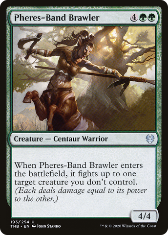 Pheres-Band Brawler (THB-193)  Foil - Theros Beyond Death