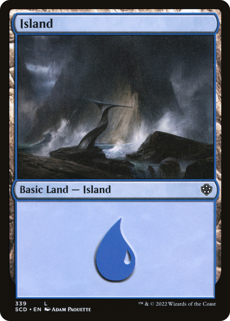 Island (339) (SCD-339)  - Starter Commander Decks
