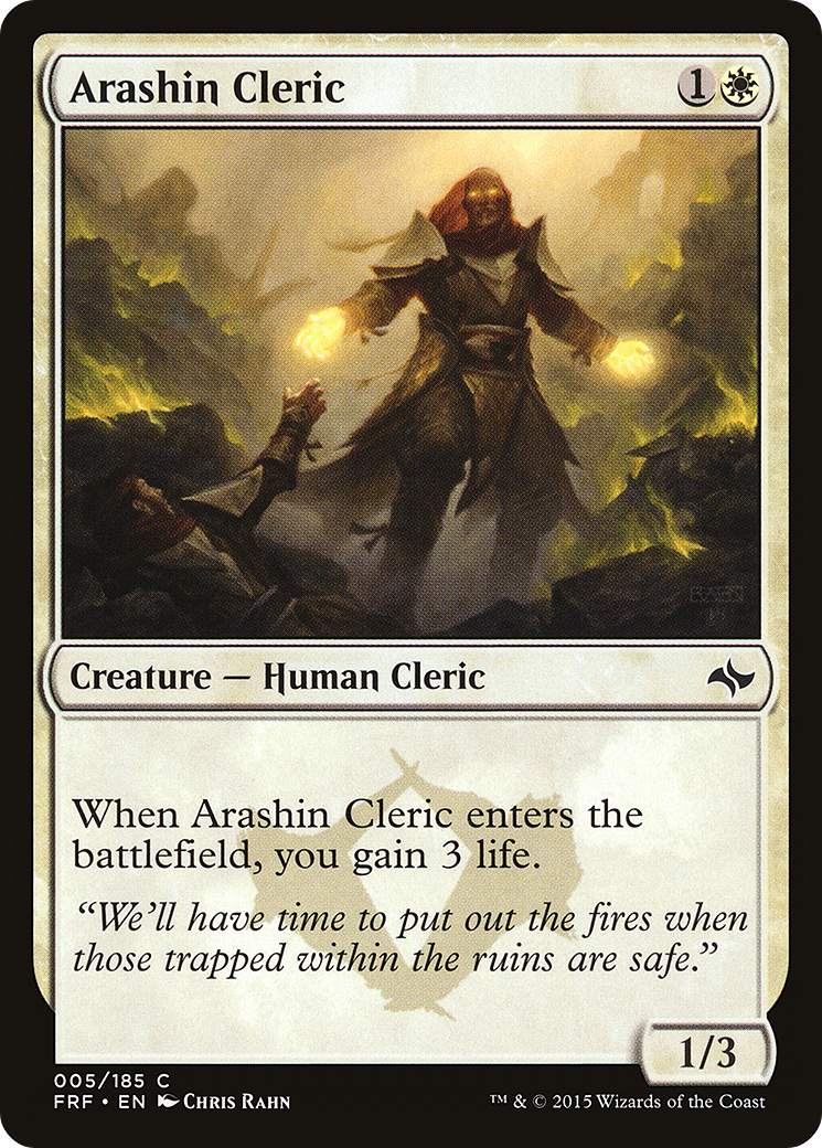 Arashin Cleric (FRF-005)  Foil - Fate Reforged