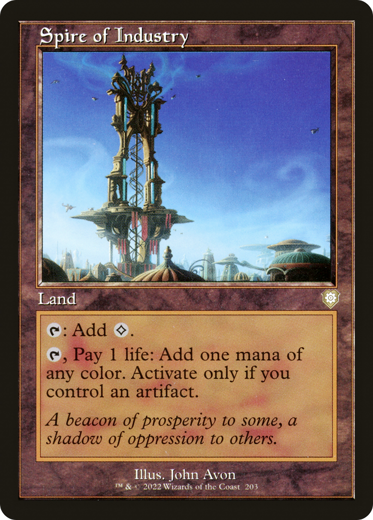 Spire of Industry (Retro Frame) (BRC-203)  - The Brothers' War Commander