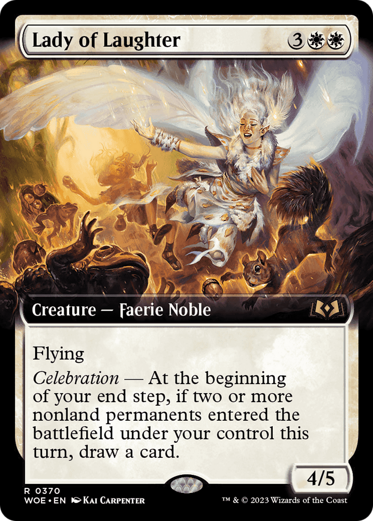 Lady of Laughter (Extended Art) (WOE-370)  - Wilds of Eldraine: (Extended Art)