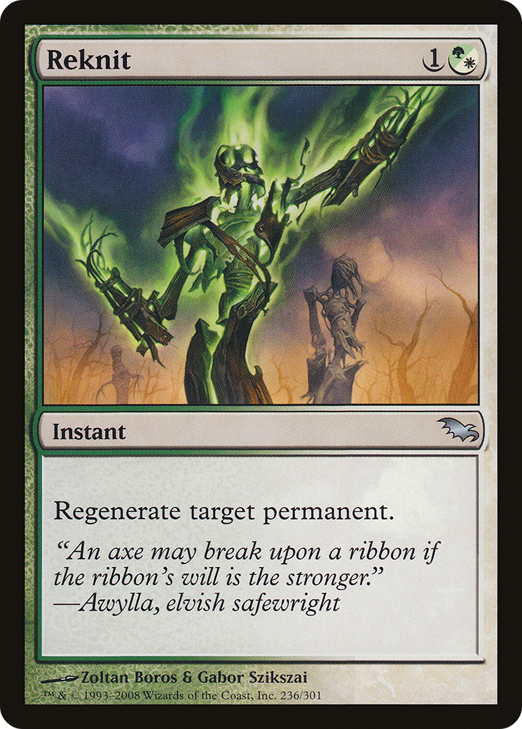 Reknit (SHM-236) - Shadowmoor Foil