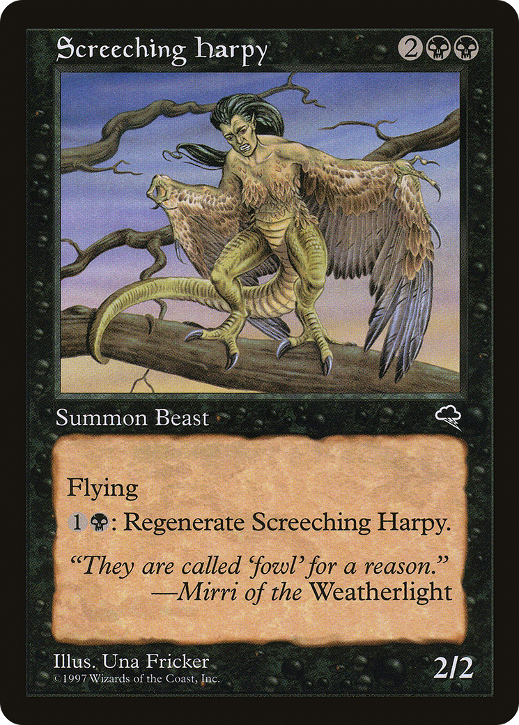 Screeching Harpy (TMP-155)  - Tempest