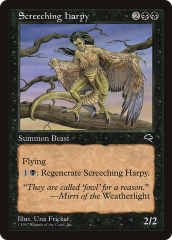 Screeching Harpy (TMP-155)  - Tempest