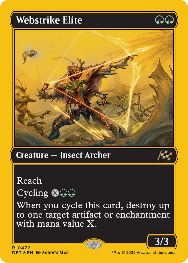 Webstrike Elite (First-Place Foil) (DFT-472)  Foil - Aetherdrift