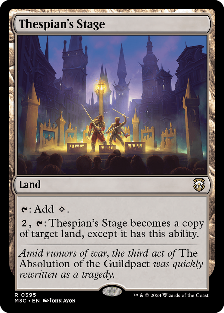 Thespian's Stage (M3C-395)  - Modern Horizons 3 Commander