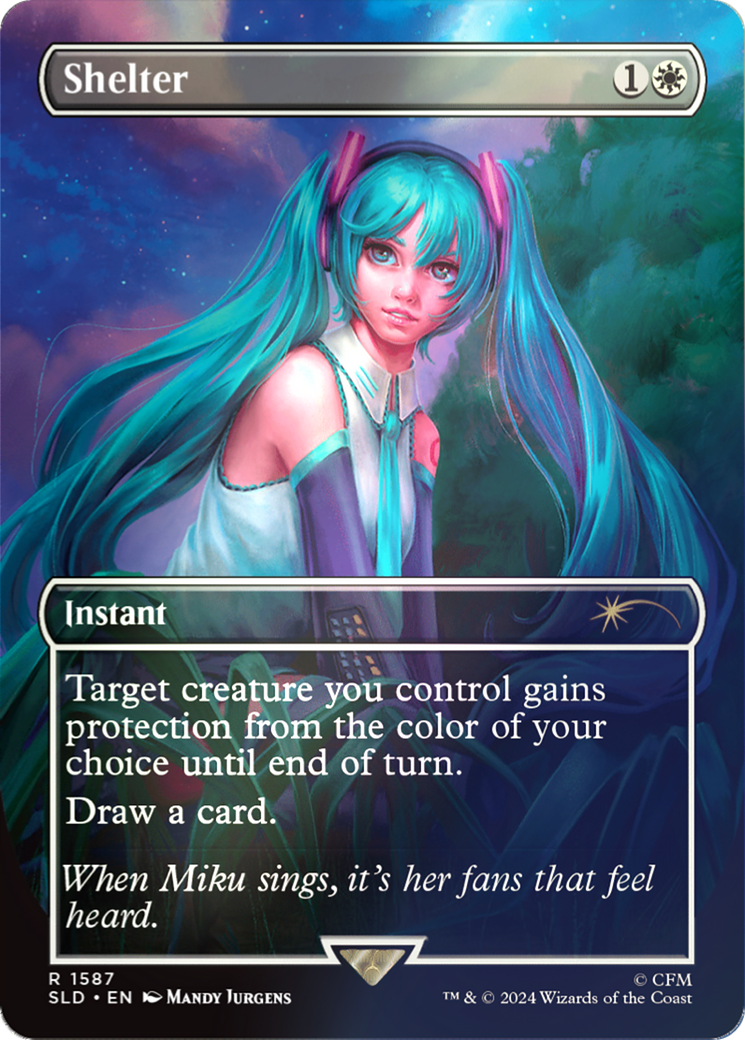 Shelter (Rainbow Foil) (SLD-1587)  Foil - Secret Lair Drop (Borderless)