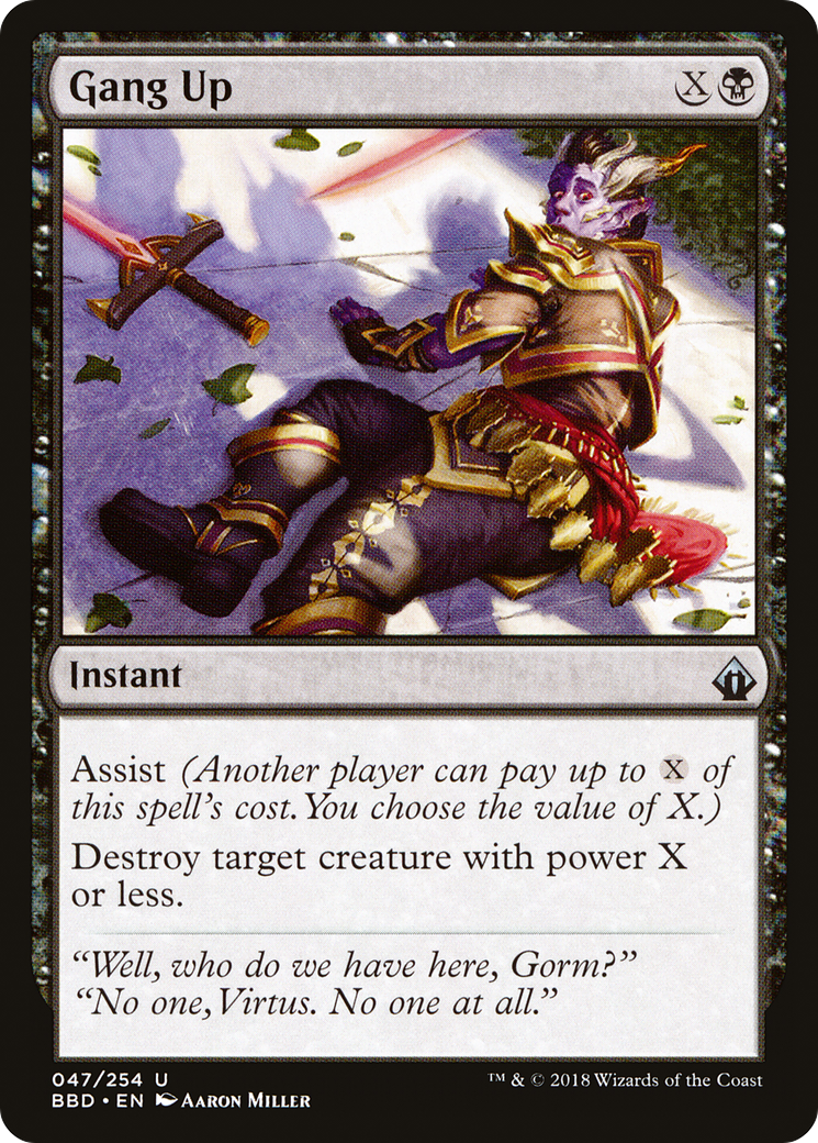 Gang Up (BBD-047)  Foil - Battlebond