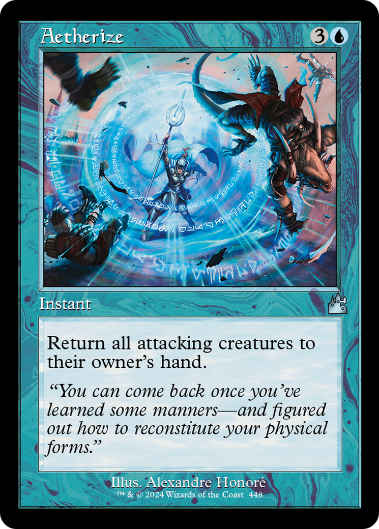 Aetherize (Retro Frame) (RVR-448)  - Ravnica Remastered