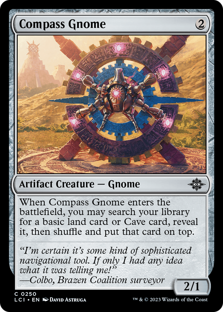 Compass Gnome (LCI-250)  - The Lost Caverns of Ixalan