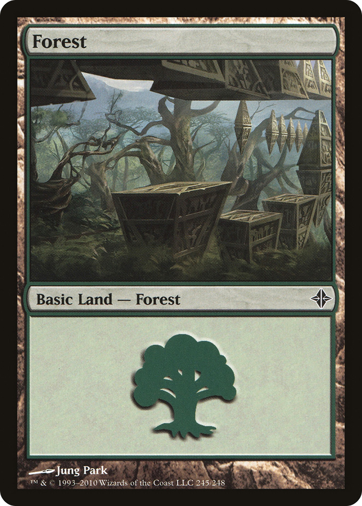 Forest (245) (ROE-245)  Foil - Rise of the Eldrazi