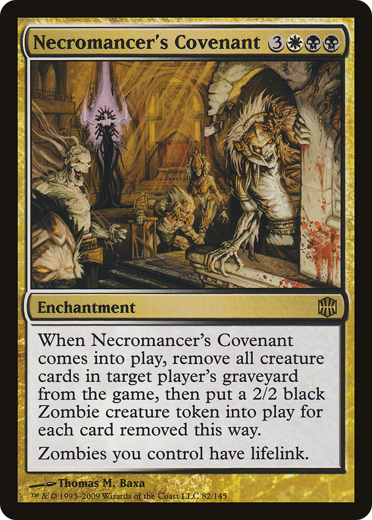 Necromancer's Covenant (ARB-082)  Foil - Alara Reborn