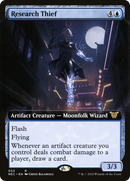 Research Thief (Extended Art) (NEC-053)  - Neon Dynasty Commander: (Extended Art)