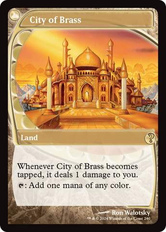 City of Brass (Future Sight) (MB2-240)  - Mystery Booster 2