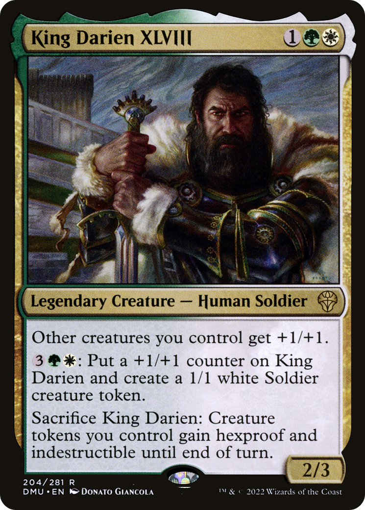 King Darien XLVIII (DMU-204)  Foil - Dominaria United
