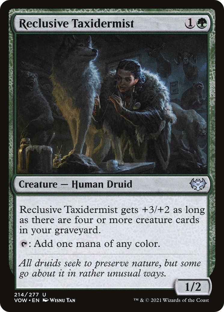 Reclusive Taxidermist (VOW-214)  Foil - Innistrad: Crimson Vow