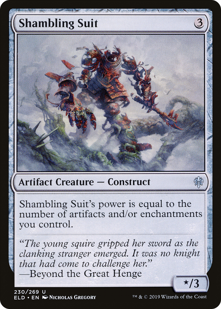Shambling Suit (ELD-230)  - Throne of Eldraine