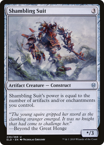 Shambling Suit (ELD-230)  Foil - Throne of Eldraine