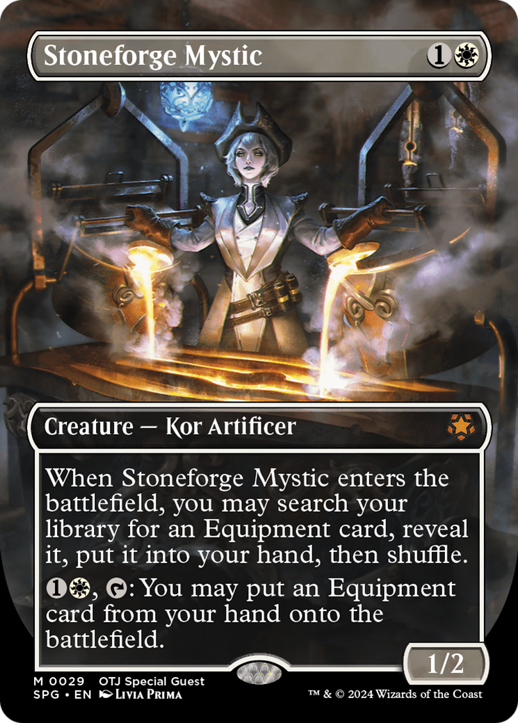 Stoneforge Mystic (Borderless) (SPG-029) - Special Guests (Borderless) Foil
