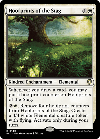 Hoofprints of the Stag (BLC-140)  - Bloomburrow Commander