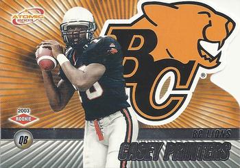 2003 Pacific Atomic CFL Canadian Football League Base Set of 100 Cards