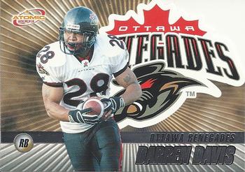 2003 Atomic CFL Ottawa Renegades Team Set of 10 Cards with Kerry Joseph Rookie Card