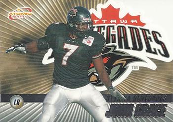 2003 Atomic CFL Ottawa Renegades Team Set of 10 Cards with Kerry Joseph Rookie Card