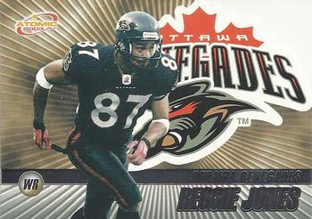 2003 Atomic CFL Ottawa Renegades Team Set of 10 Cards with Kerry Joseph Rookie Card