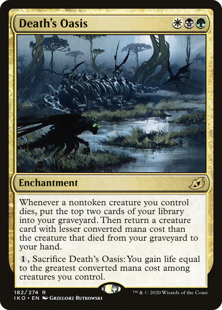 Death's Oasis (IKO-182)  Foil - Ikoria: Lair of Behemoths