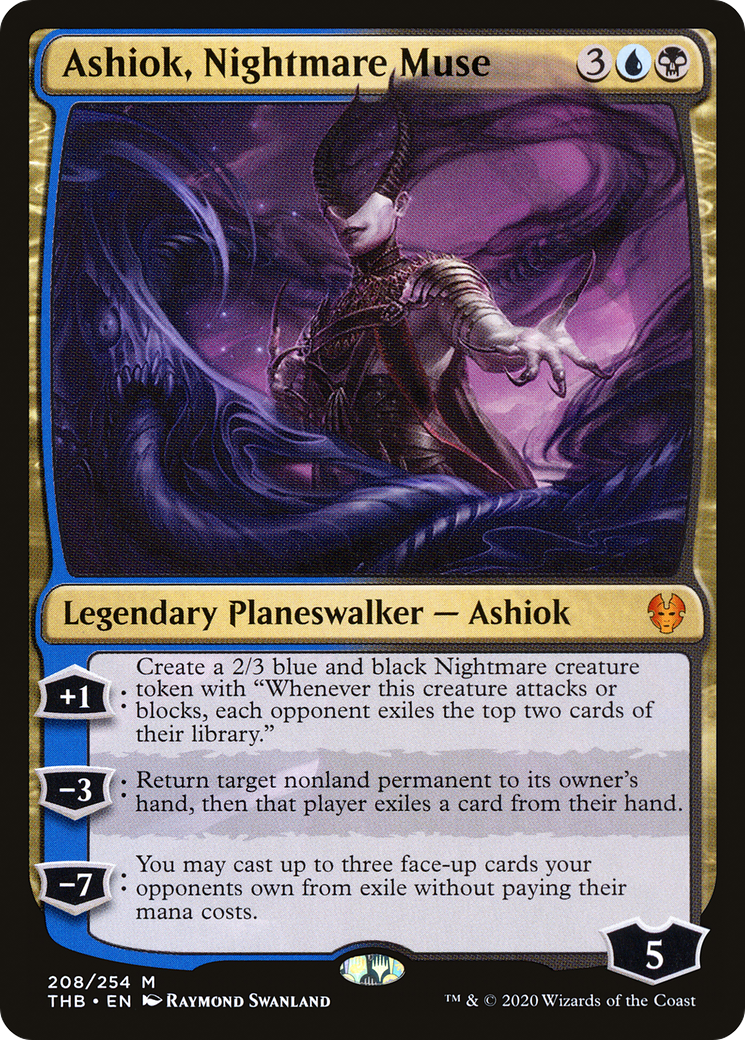 Ashiok, Nightmare Muse (THB-208)  Foil - Theros Beyond Death